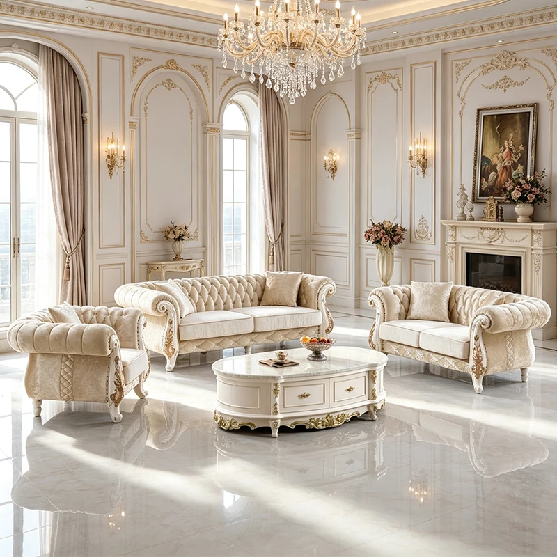 Salon classique Royal Capitonné 3