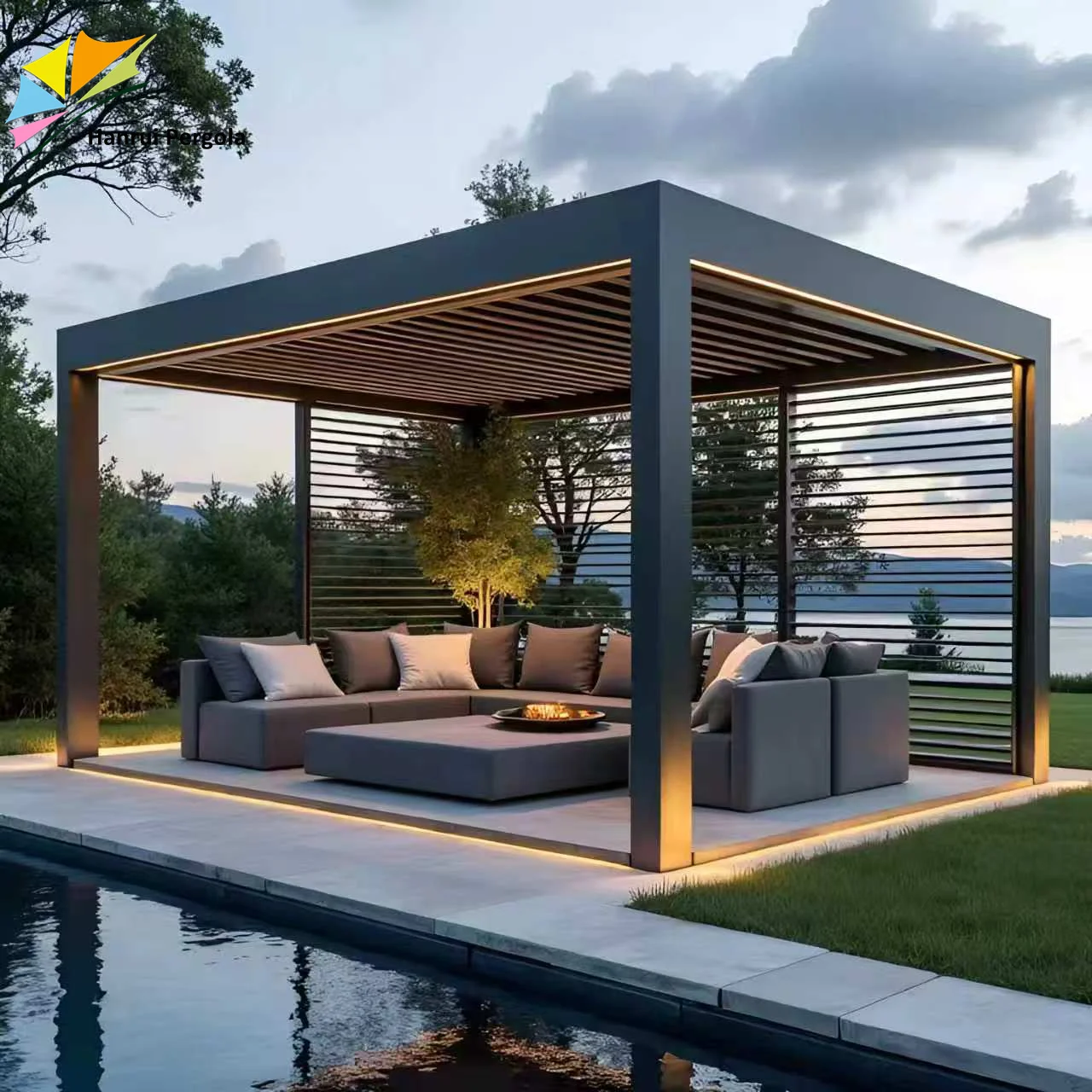 Pergola bioclimatique Aluminium