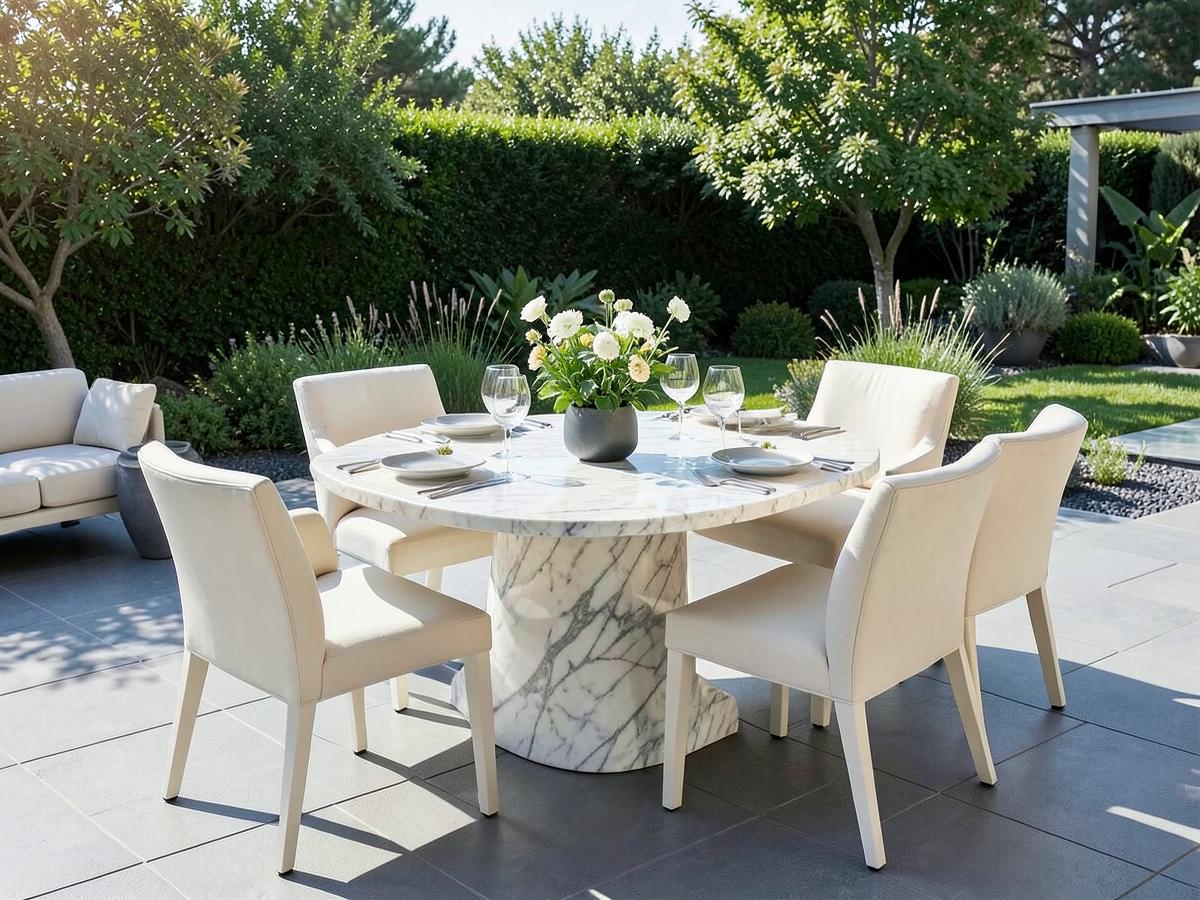 Table de terrasse Marbre